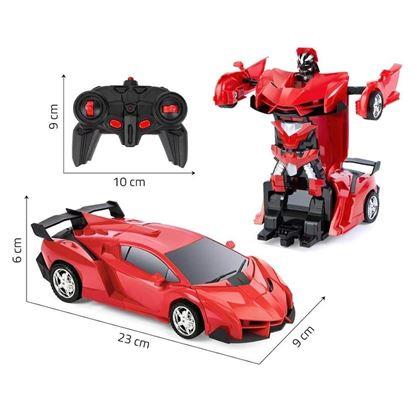 Obrázek z RC Sportovní transformující se autíčko na dálkové ovládání - červené