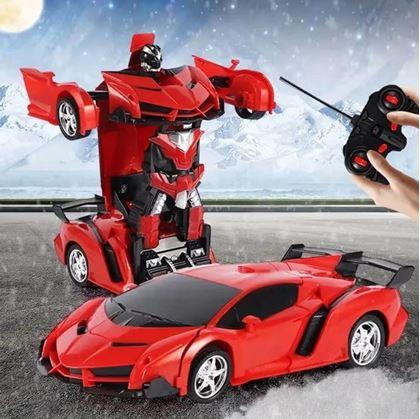 Obrázek z RC Sportovní transformující se autíčko na dálkové ovládání - červené