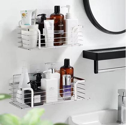 Obrázek z Nalepovací nerezová polička do sprchy