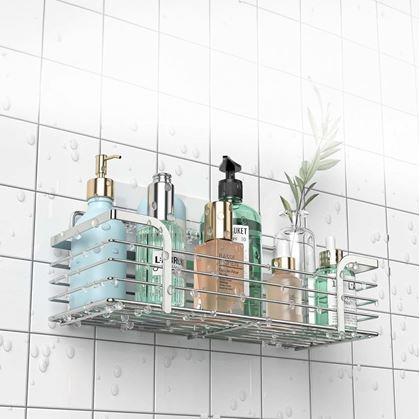 Obrázek z Nalepovací nerezová polička do sprchy