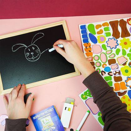 Obrázek z Dřevěná magnetická tabulka - zvířátka