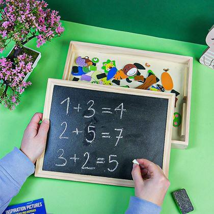 Obrázek z Dřevěná magnetická tabulka - zvířátka