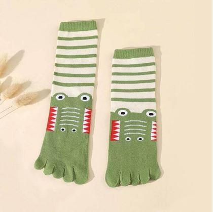 Obrázek z Dětské prstové ponožky - vel. 15-19 cm - krokodýl