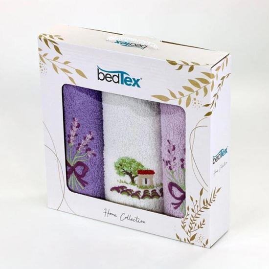 Obrázek z Dárková sada froté ručníků 3 ks - levandule