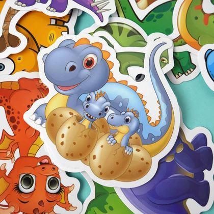Obrázek z Dětské samolepky - dinosauři