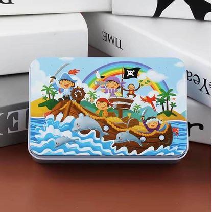 Obrázek Dětské puzzle v plechové krabičce