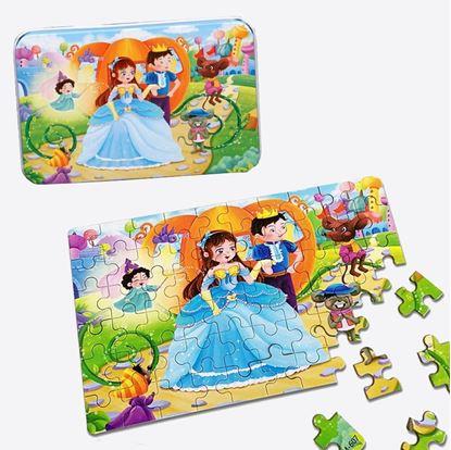 Obrázek Dětské puzzle v plechové krabičce