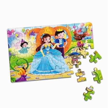 Obrázek z Dětské puzzle v plechové krabičce - království