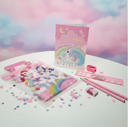 Obrázek Sada školních pomůcek pro děti - jednorožec