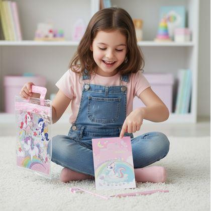 Obrázek z Sada školních pomůcek pro děti - jednorožec