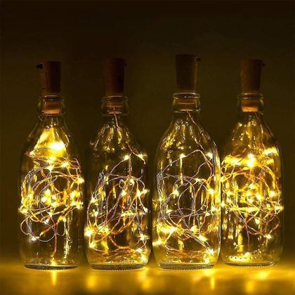 Obrázek z Světelný řetěz s korkem 2 m