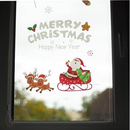Obrázek z Vánoční nálepky na okno - Santa Claus