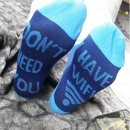 Obrázek z Ponožky - nepotřebuji tě, mám Wi-Fi