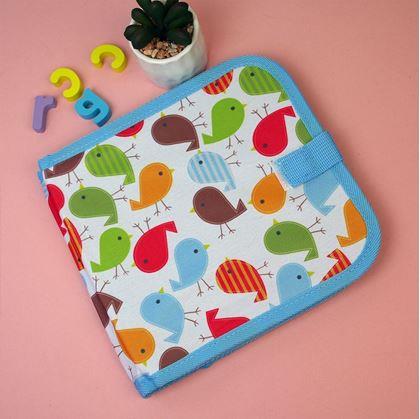 Obrázek z Dětská kreslící knížka s fixy - ptáčci