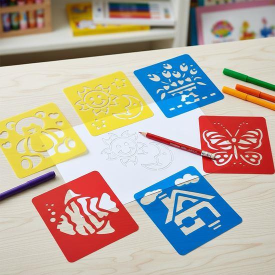 Obrázek z Šablony na malování 6 ks - svět kolem nás