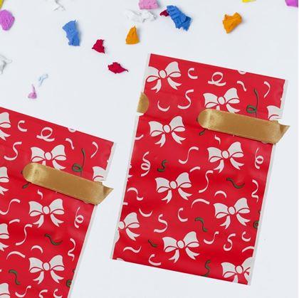 Obrázek z Dárkové sáčky s mašlí 10 ks - M