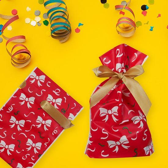 Obrázek z Dárkové sáčky s mašlí 10 ks - S