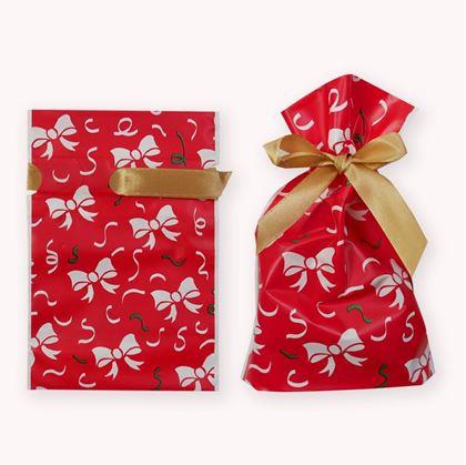 Obrázek z Dárkové sáčky s mašlí 10 ks - S