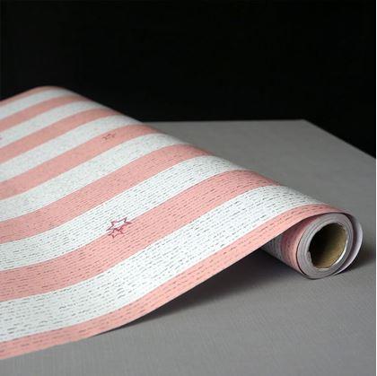 Obrázek z Dětská tapeta na zeď 5 m - pruhy s hvězdičkami