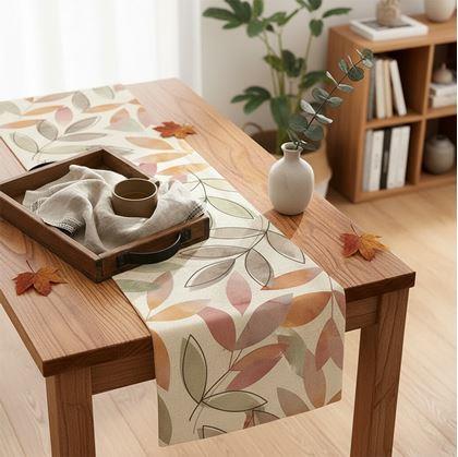 Obrázek z Běhoun na stůl 160 cm - listy