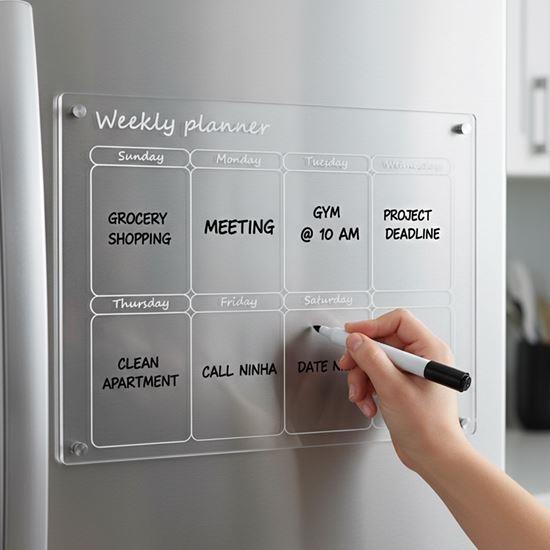 Obrázek z Týdenní magnetický plánovač na lednici