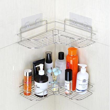 Obrázek z Nerezová rohová polička