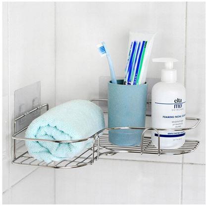 Obrázek z Nerezová rohová polička