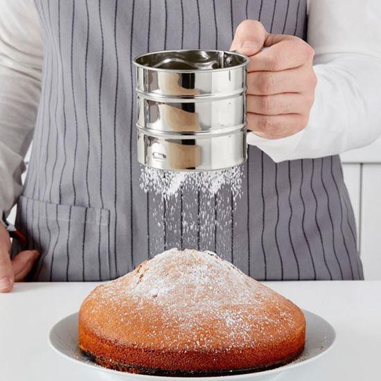 Obrázek z Nerezové kuchyňské sítko s odměrkou