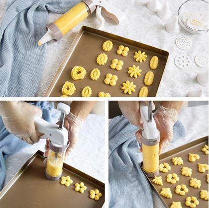 Obrázek z Strojek na cukroví se zdobičkou + 19 nástavců