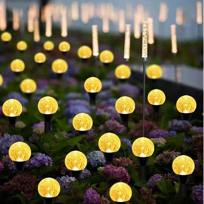 Obrázek z Solární bublinková svítidla do země 10 ks