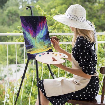 Obrázek Malování podle čísel, vypnuté plátno na rám