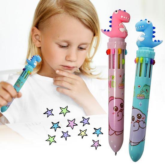 Obrázek z Vícebarevná propiska - dinosaurus