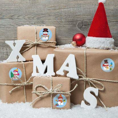 Obrázek Vánoční samolepky 500 ks 