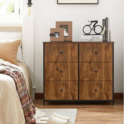 Obrázek z Samolepicí podlaha 200x60 cm - tmavé dřevo