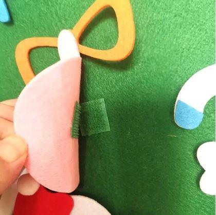 Obrázek z Nástěnný vánoční stromeček k ozdobení