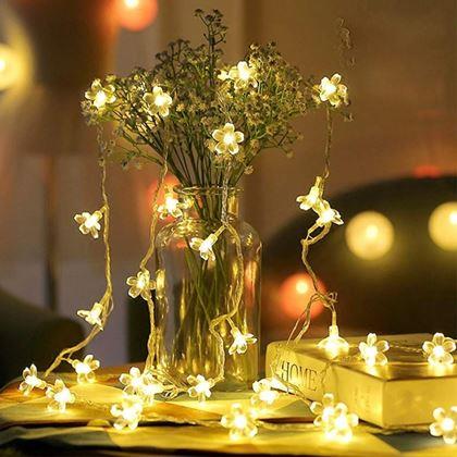 Obrázek z LED světelný řetěz - třešňový květ