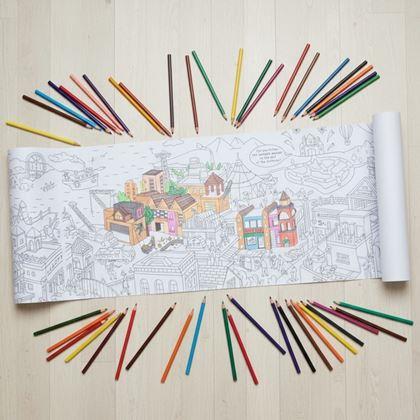 Obrázek z Omalovánky v roli 10 m - město