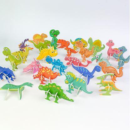 Obrázek 3D puzzle dinosauři 25 ks