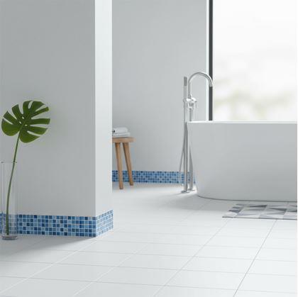 Obrázek z Samolepicí lišta mozaika - modrý mix