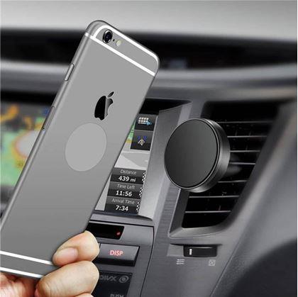 Obrázek z Magnetický držák na mobil do auta - černý