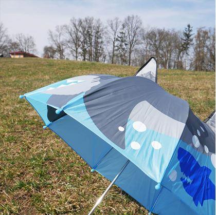 Obrázek z Dětský 3D deštník - žralok