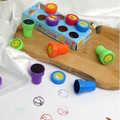 Obrázek z Dětská razítka smajlíci - 10 ks