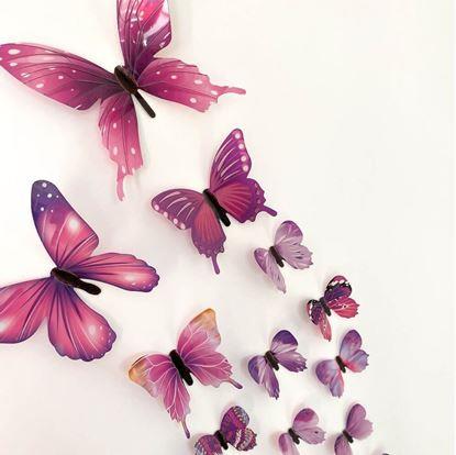 Obrázek Set svítících motýlků na zeď
