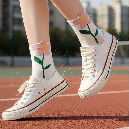 Obrázek z Ponožky s květy