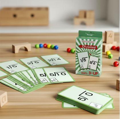 Obrázek z Sada matematických kartiček 36 ks  - dělení 