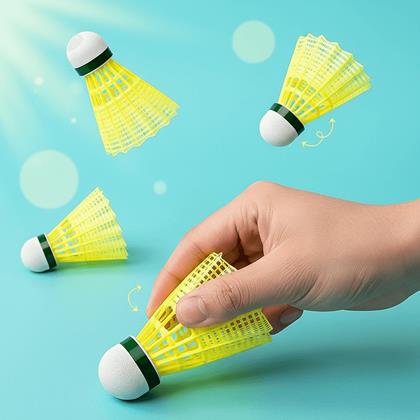 Obrázek z Badminton trenažer 3 košíčky