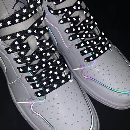 Obrázek Tkaničky s reflexními hvězdičkami