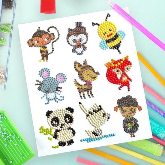 Obrázek z Diamantové malování pro děti samolepky - mix zvířátek