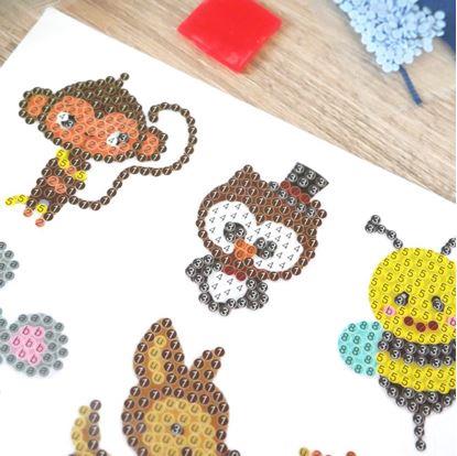 Obrázek Diamantové malování pro děti samolepky