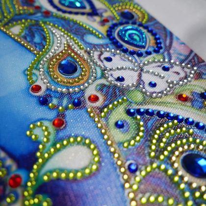 Obrázek z Diamantové malování deluxe - páv